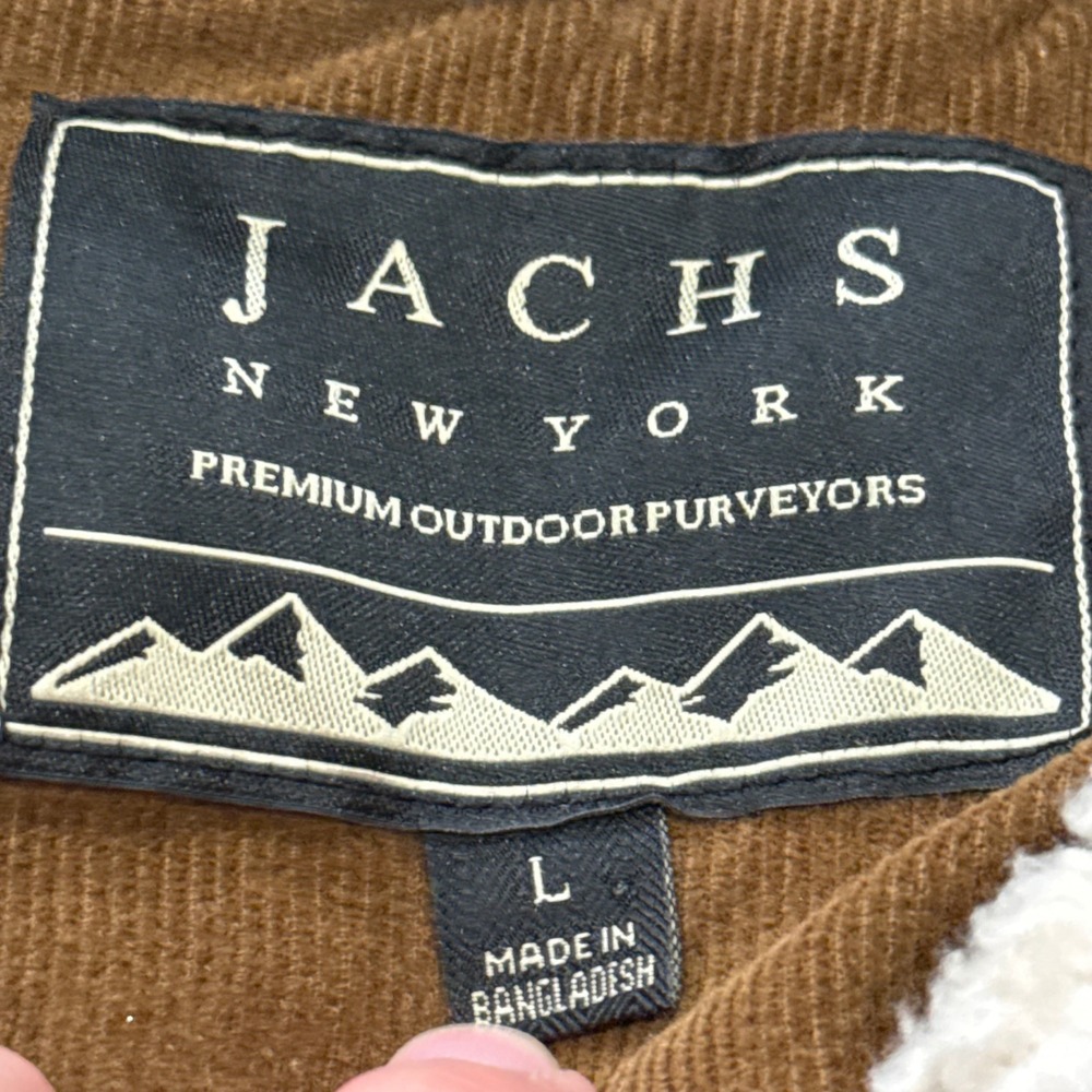 Jachs New York Mens Sherpa‎ Lined Flannel Jacket Southwestern Geometric Mens L - Picture 3 of 6